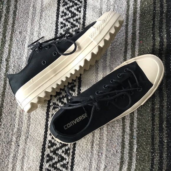 converse lift ripple low black